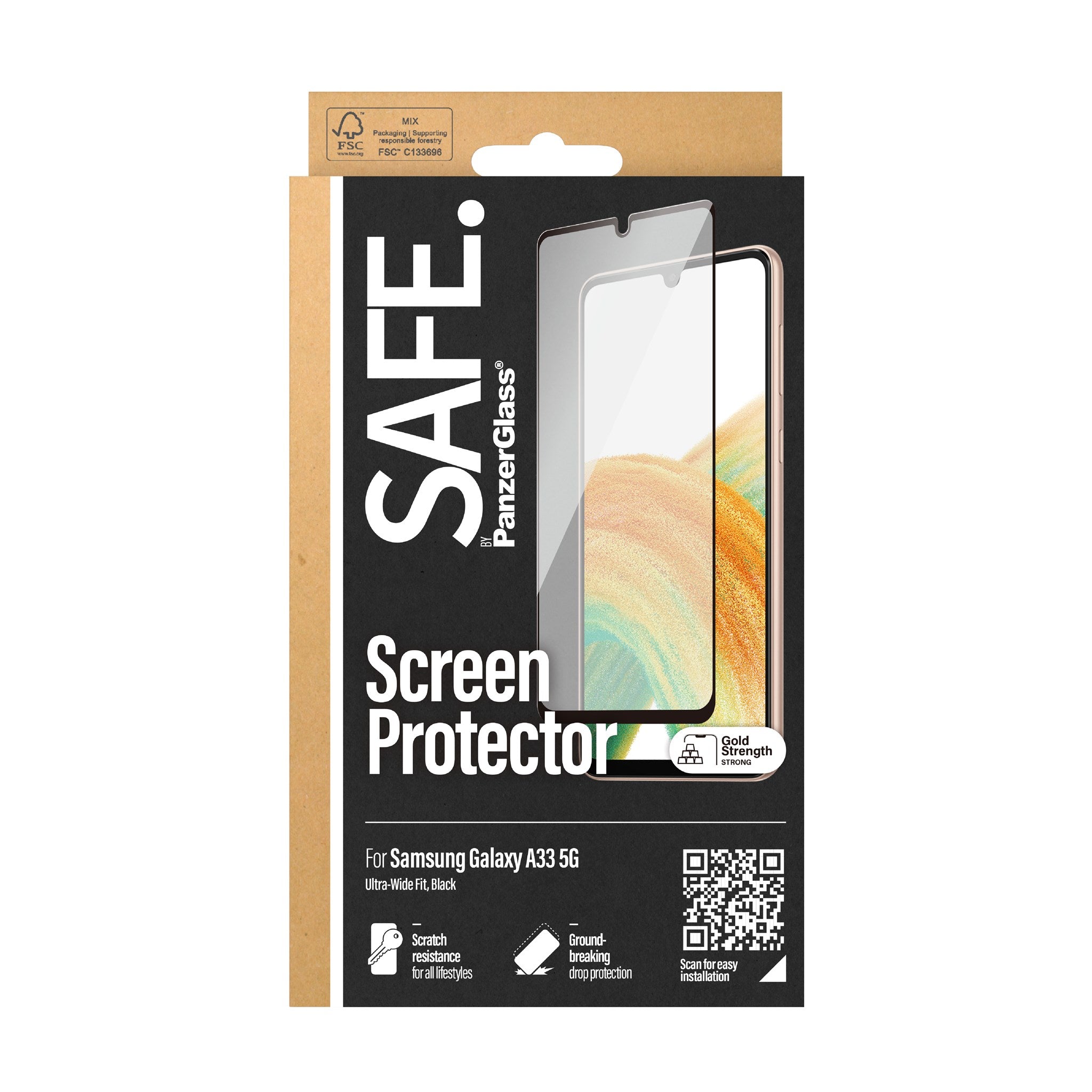 SAFE. by PanzerGlass® Screen Protector Samsung Galaxy A33 5G